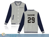 Бейсбольная куртка K-POP Wanna One Baseball Grey