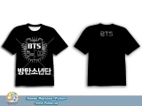 Футболка K-POP BTS Bulletproof Boy Scouts IX