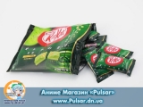 Шоколадный батончик "Kitkat" со вкусом Зеленого чая "Green tea" (Япония) - УПАКОВКА
