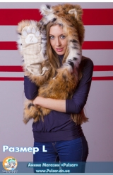 Зверошапка (SpiritHood) модель Leopard UA ( Леопард)
