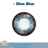 Контактные линзы  Diva Blue