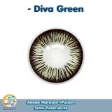 Контактные линзы  Diva Green
