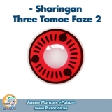 Контактные линзы  Sharingan Three Tomoe Faze 2