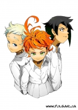 Пластиковый  cтикер "The Promised Neverland" tape 1