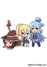 Пластиковий cтікер «Konosuba» tape 1