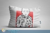 Міні подушка 40*30 [одностороння] - One-punch man tape 2