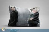 Мини подушка 40*30 [ односторонняя ] - NieR:Automata tape 3