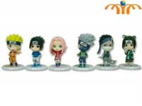 Фигурки из сериала Наруто (Чибики) Наруто Сакура Хаку Саске Какаши Забуза