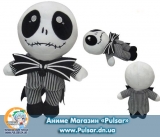 Мягкая плюшевая  игрушка   Nightmare Before Christmas - Jack Skeleton  30 см Tape 2