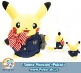 Мягкая аниме игрушка "Pikachu smile" Pokemon длинна 20 см модель CIVIL