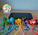 Навушники модель "Angry Birds"