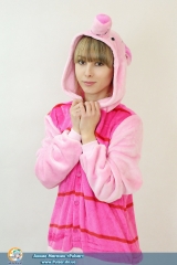Кигуруми (Японская Пижама из Флиса в стиле аниме) "Piglet Pig"