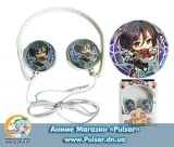 Навушники з Логотипом "Mikasa Ackerman" з серіалу "Attack on Titan"