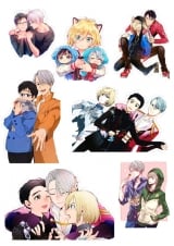 Стикеры Yuri!!! on Ice  Tape 05