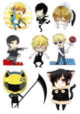 Стикеры Durarara  Tape 01