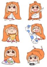 Стикеры Himouto! Umaru-chan Tape 01