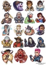 Стикеры "Overwatch" [Овервотч]