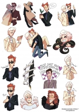 Стикеры «Good Omens»