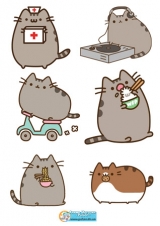 Стікери Pusheen Tape 01