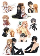 Стикеры Sword Art Online Tape 01