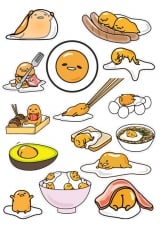Стикеры Gudetama Tape 01