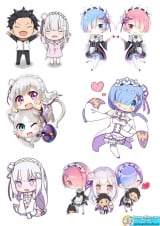 Стикеры Re:Zero Tape 01