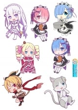 Стикеры Re:Zero Tape 03