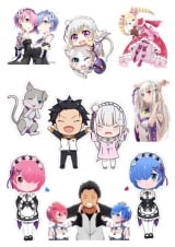 Стикеры Re:Zero Tape 04