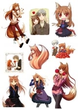 Стикеры Spice and Wolf  Tape 01