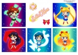Стікери Sailor moon tape 4