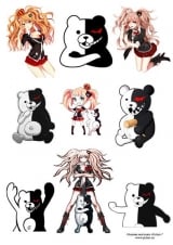 Стікери Danganronpa tape 1