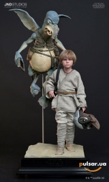Оригінальна sci-fi фігурка &laquo;JND Studio - STAR WARS Young Anakin Skywalker X Watto 1/3 Scale Statue&raquo;