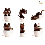 Игрушка-сюрприз с коллекционной фигуркой &laquo;Japan Neko Ohii Cat Coffee Figurine Blind Box&raquo;