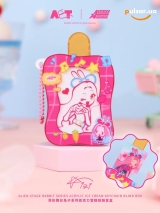 Игрушка-сюрприз с коллекционной фигуркой &laquo;Alien Stage Rabbit Series Acrylic Ice Cream Keychain Blind Box&raquo;
