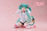 Оригинальная аниме фигурка &laquo;Hatsune Miku Desktop Cute Figure Nekomimi Cat Ear T-shirt Ver.&raquo;
