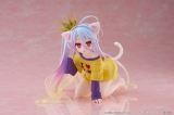 Оригинальная аниме фигурка &laquo;"No Game No Life" Desktop Cute Figure Shiro Nekomimi Cat Ear T-shirt Ver.&raquo;