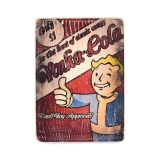 Деревянный постер «Fallout #5 Nuka-Cola Vault-Boy approved»