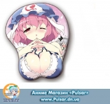 3D килимок для мишки з аніме Touhou Project модель Saigyouji Yuyuko