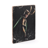 Деревянный постер &laquo;Loki in helmet&raquo;