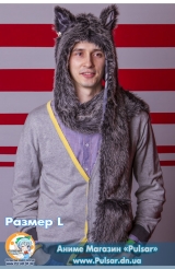 Зверошапка (SpiritHood) модель Wolf UA ( Волк)