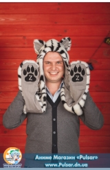 Зверошапка (SpiritHood) модель White tiger UA ( Білий тигр )