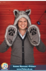 Зверошапка (SpiritHood) модель Huski UA ( Хаскі)