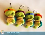 М`яка іграшка Amigurumi "Черепашки Ніндзя" (Ручна Робота)