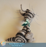 Мягкая игрушка Amigurumi "Котейка" (Ручная Работа)