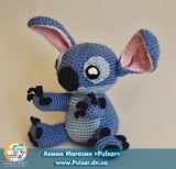 Мягкая игрушка "Amigurumi"  "Stich"