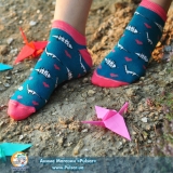 Дизайнерські шкарпетки Dino Origami