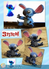 Мягкая игрушка "Amigurumi"  "Stich"