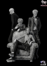Оригинальная аниме фигурка &laquo;Pinksoul Studio - Nana Osaki X Yasushi Takagi X Nobuo Terashima X Shinichi Okazaki - NANA&raquo; 