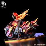 Оригинальная аниме фигурка &laquo;Lou Lan Studio - Genshin Impact Pyro God Motorcycle Mavuika&raquo;