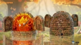 Оригинальная аниме фигурка &laquo;Hit Face Studio - Howl's Moving Castle Hayao Miyazaki Fortune Series #2 Calcifer in the Fireplace&raquo;